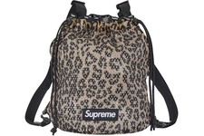 Supreme Leopard Print Mesh Small Backpack