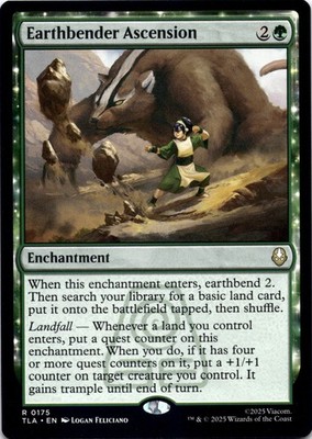 Earthbender Ascension Avatar: The Last Airbender Magic MTG NM