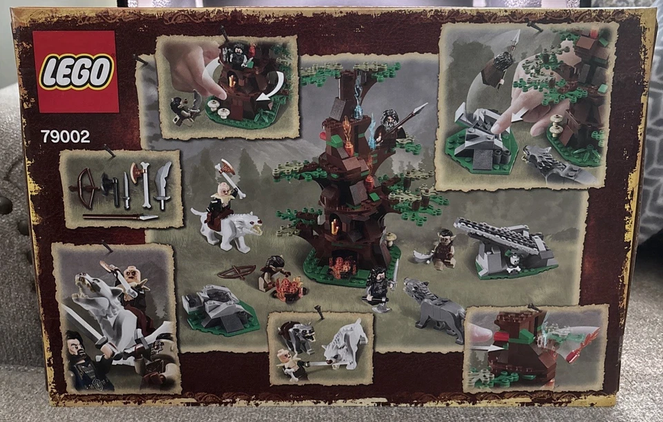 NEW Lego The HOBBIT 79002 Attack of the Wargs. (5) figures. Case Fresh MISB - Image 2 of 2