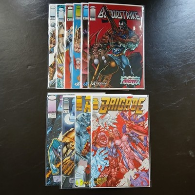 90s Image Comics Lot   Bloodstrike + Brigade Run   10 Issues