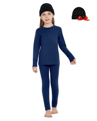 Unisex ' 100% Merino Wool Base Layer Sets - Lightweight Thermal Underwear Gif...