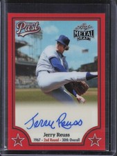 2026 Leaf Metal Draft Jerry Reuss Draft Past Red Auto 2/2