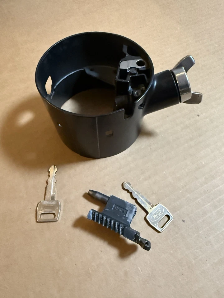 1980 1991 Ford Truck Bronco Van Tilt Steering Column Upper Flange Housing Keys - Image 2 of 4