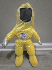 Astronaut Intel Pentium Inside Spaceman People Yellow Plush Figure Vintage Space