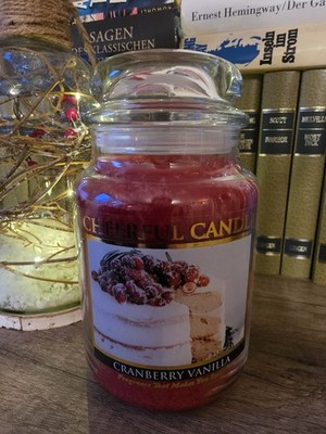 Cheerful Candle, Cranberry Vanilla, gewarmert
