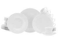 Creatable 24533 Base Weiss 30-Tlg 6 Personen Kombiservice Porzellan Geschirrset