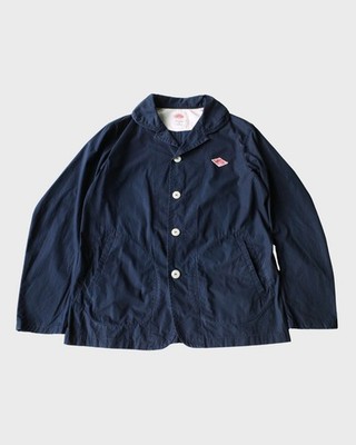 Danton Round Collar Blouson 38 Navy Blue Jacket JD-8715 KND