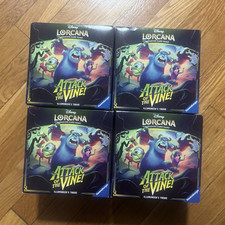 SHIPS NEXT DAY Disney Lorcana Attack on the Vine Illumineer's Trove Lot of 4