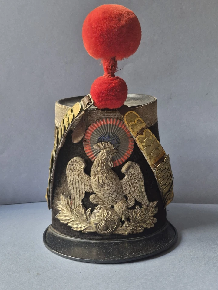 Ancien SHAKO d'officier Epoque second empire XIXème Siècle - Photo 1/4