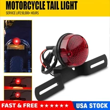 For Yamaha Bobber Chopper Cafe Racer Motorcycle LED Stop Brake Tail Light Lamp