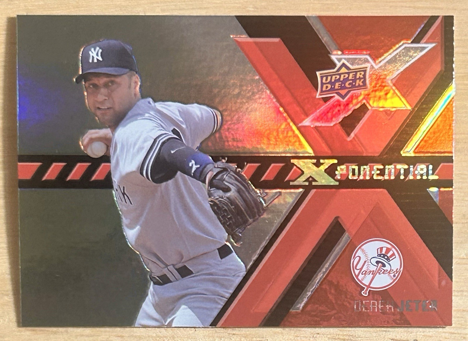 2008 Upper Deck X - Xponential Derek Jeter #X-DJ Yankees