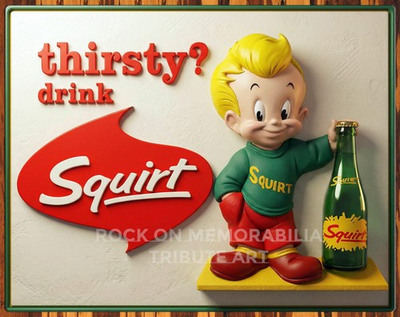 #ad #ad Squirt Soda – Premium Aluminum Metal Sign – 11 x 14 $29.99