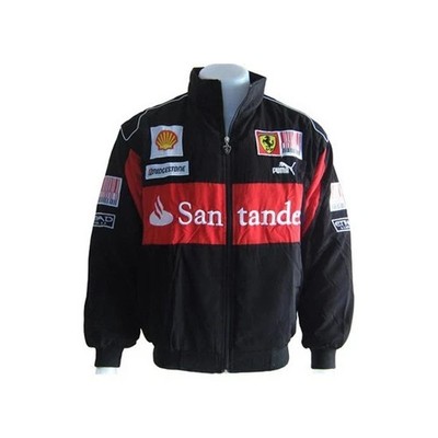 F1 Ferrari Vintage Racing Jacket Team Racing Embroidered Jacket | eBay