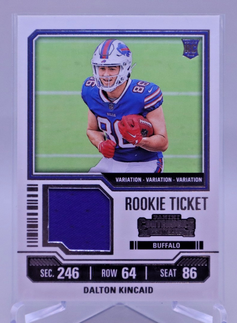 2023 Panini Contenders Dalton Kincaid Rookie Ticket Patch Variation RC K363
