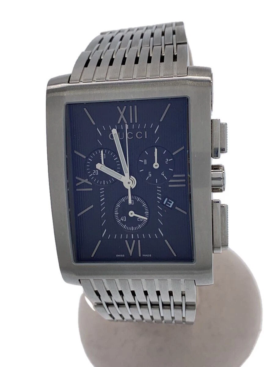 Montre Homme GUCCI Quartz Analogique Acier Inoxydable Argent 8600M Occasion