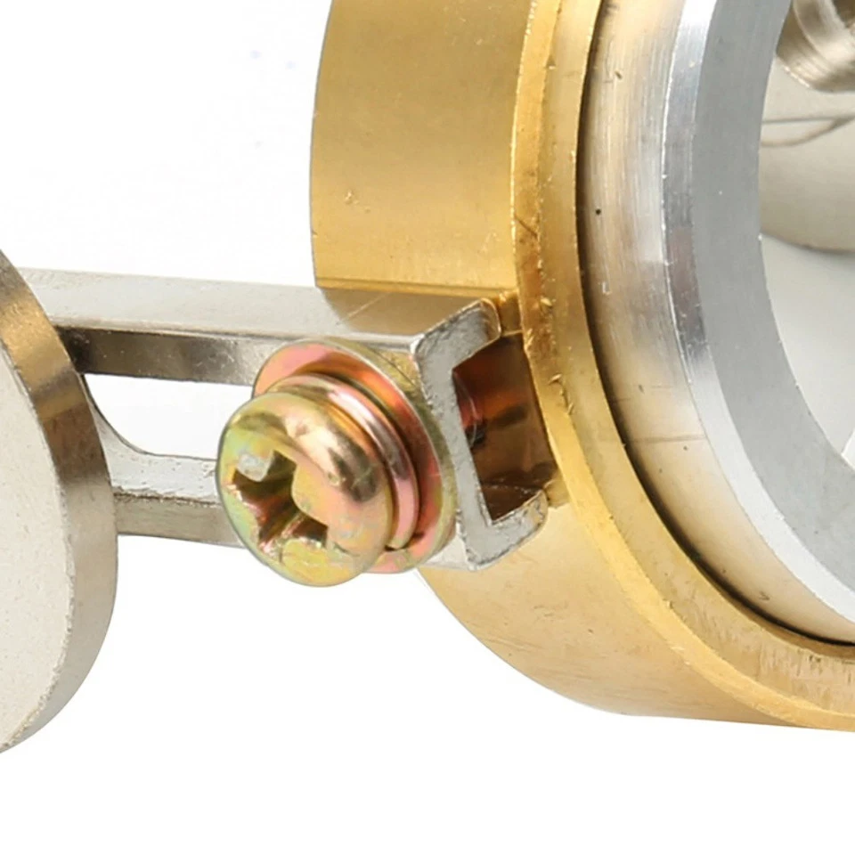 Plasma Cutting Torch Guide Wheel Rail Bracket Steel with Brass Plated Finish - Image 2 of 4