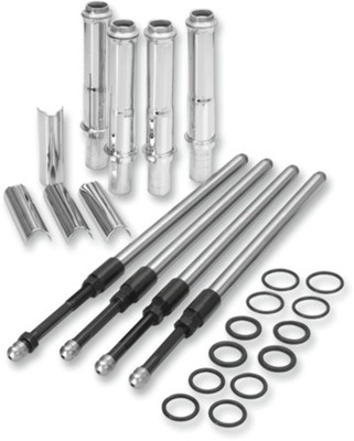 S&S Cycle Quickee Adjustable Pushrods With Covers For Harley Twin Cam 1999-2017