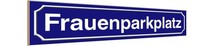 Holzschild 10X46 Cm Frauenparklpaltz Parken Parkplatzschild Deko Geschenk Holz S