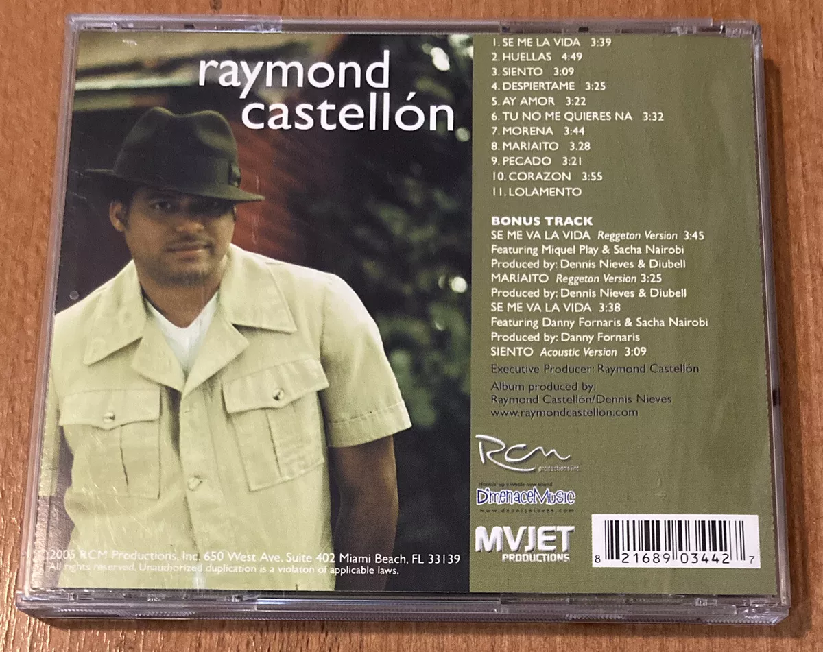 Raymond Castellón Campo Urbano - CD Bonus Tracks REGGAETON Morena Castellon