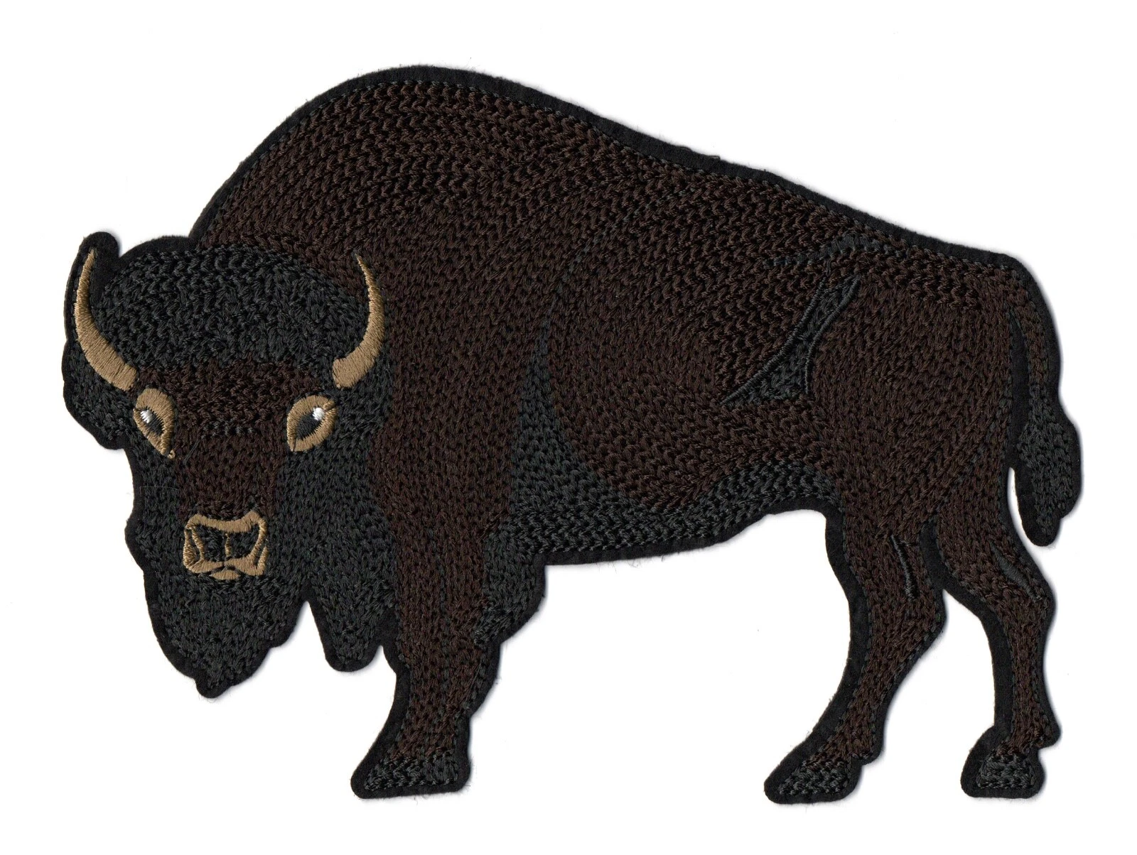 Bison - Chainstitch Patch (19cm x 13.5cm)