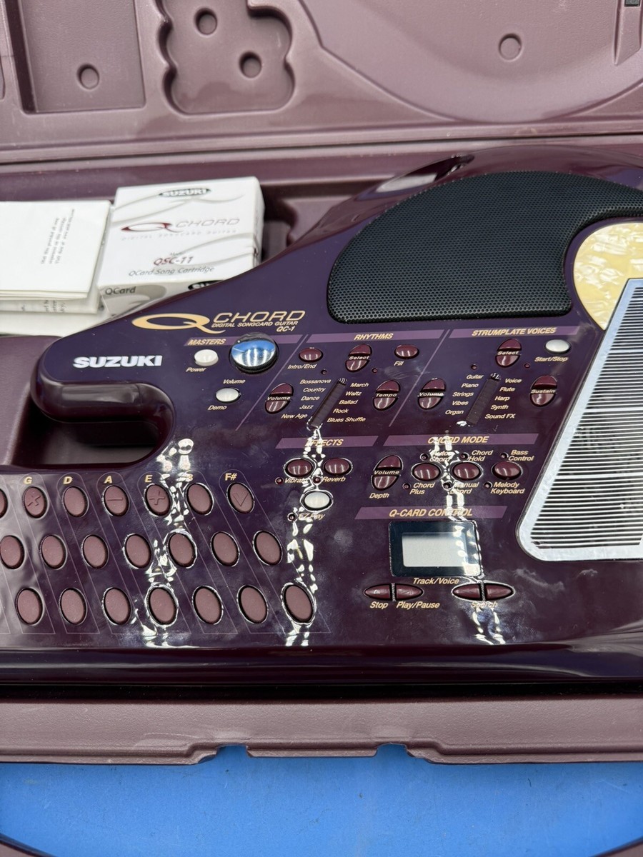 SUZUKI スズキ　Q CHORD  (Qコード) QC-1 SUZUKI Q CHORD DIGITAL SONGCARD GUITAR QC-1 TWO RHYTHM CARDS