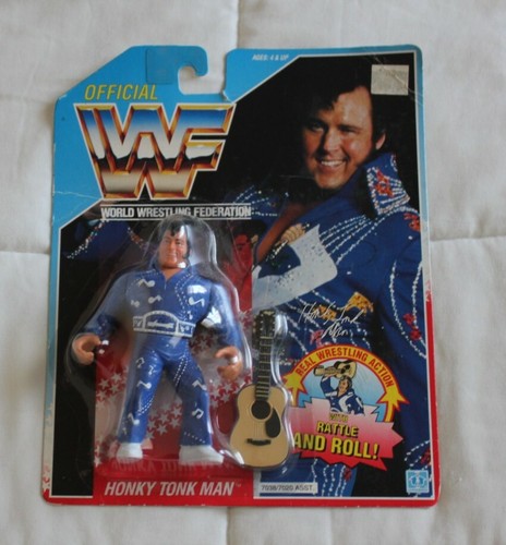 OFFICIAL HASBRO WWF HONKY TONK MAN WRESTLING ACTIO...