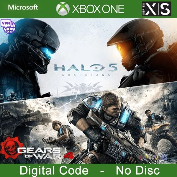 Gears of War 4 and Halo 5 Guardians Bundle Xbox One Key