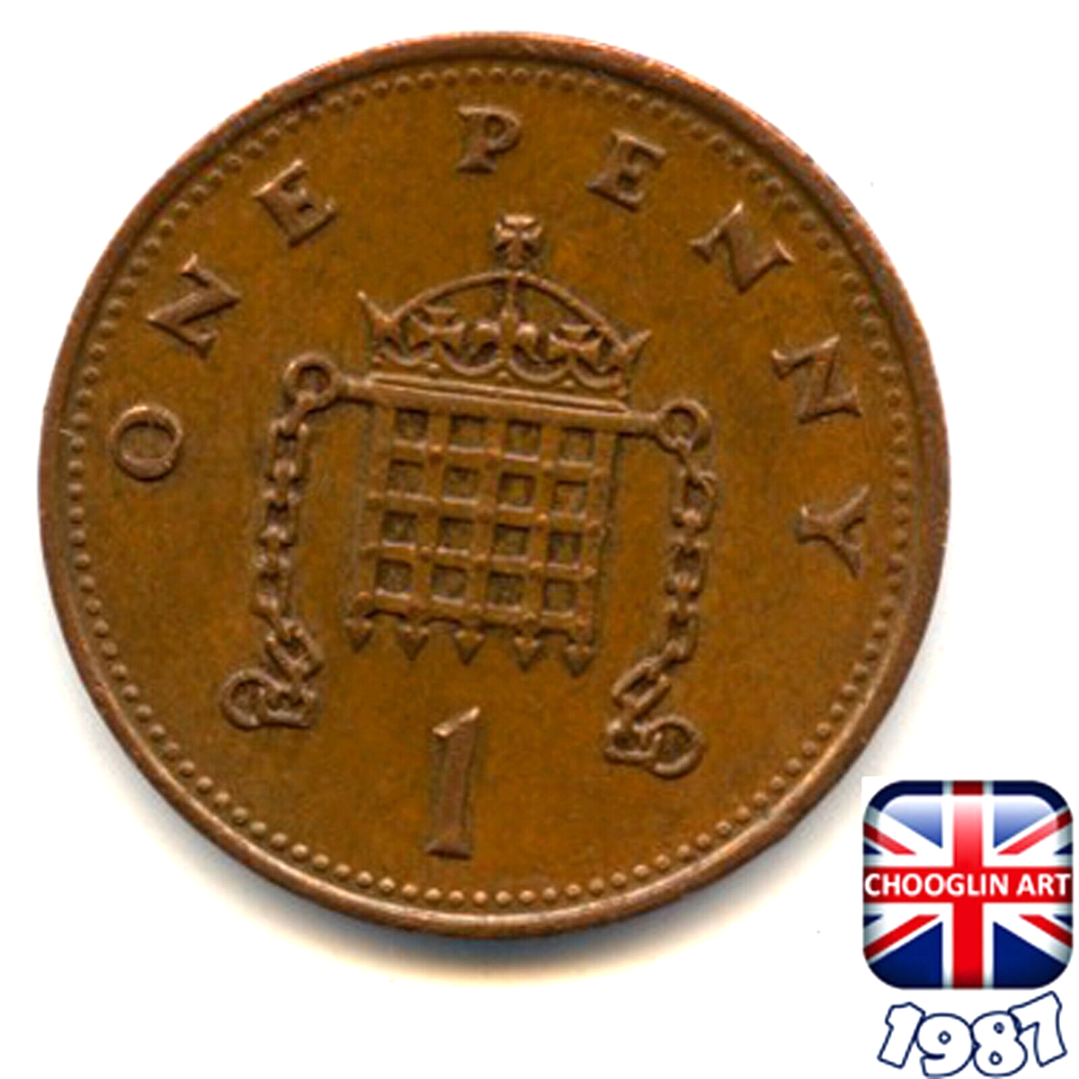 A BRITISH 1987 ELIZABETH II ONE PENNY 1p coin, 39 Years Old! | eBay UK