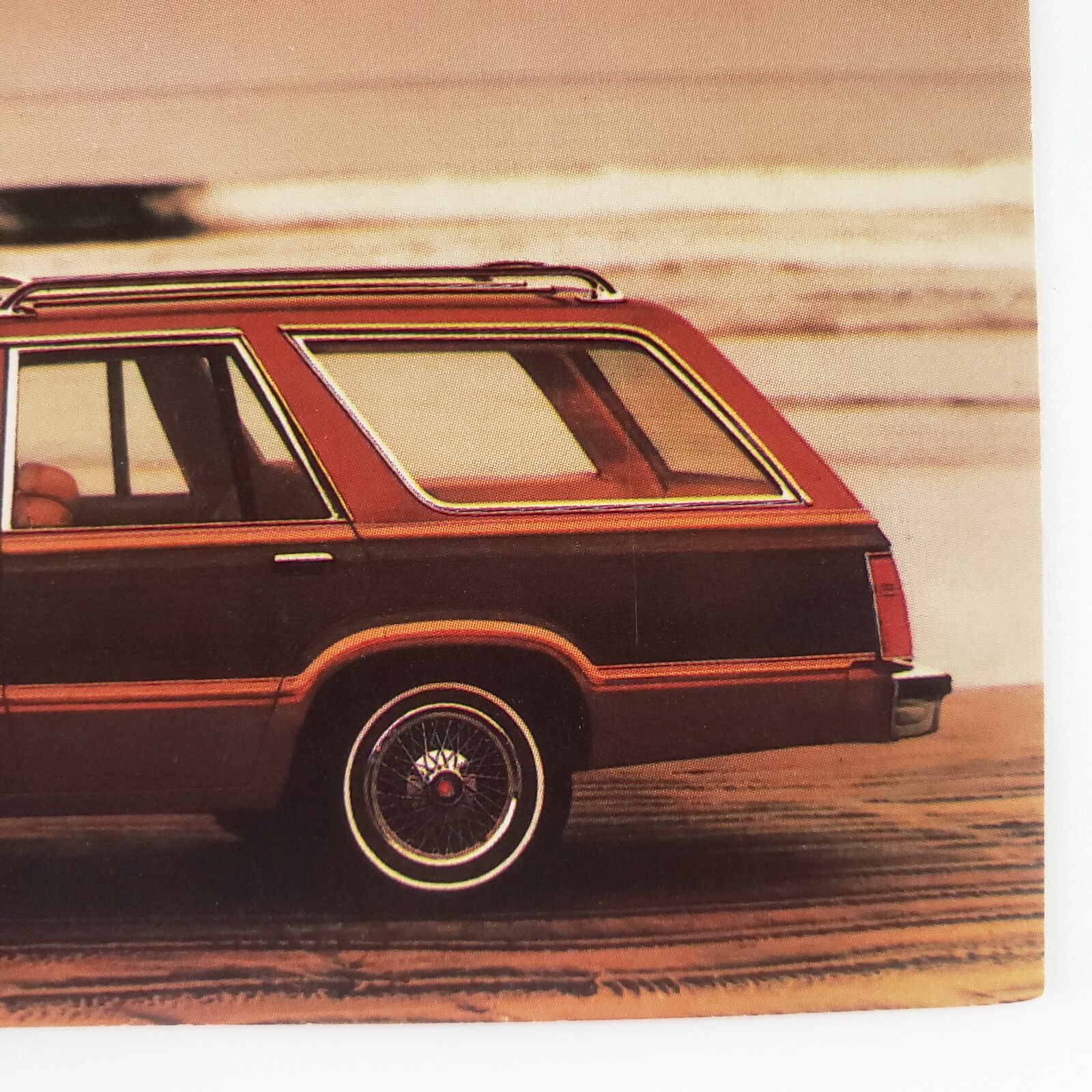 Fairmont Squire Station Wagon Postcard 1970s New Haven Indiana Car