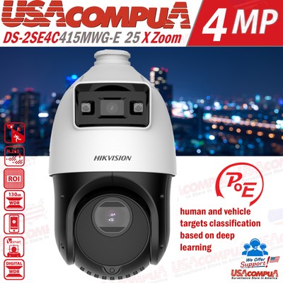 Original 4MP PTZ 32x / 25x / 20x 15x Zoom Camera PoE ColorVu / TandemVu Camera