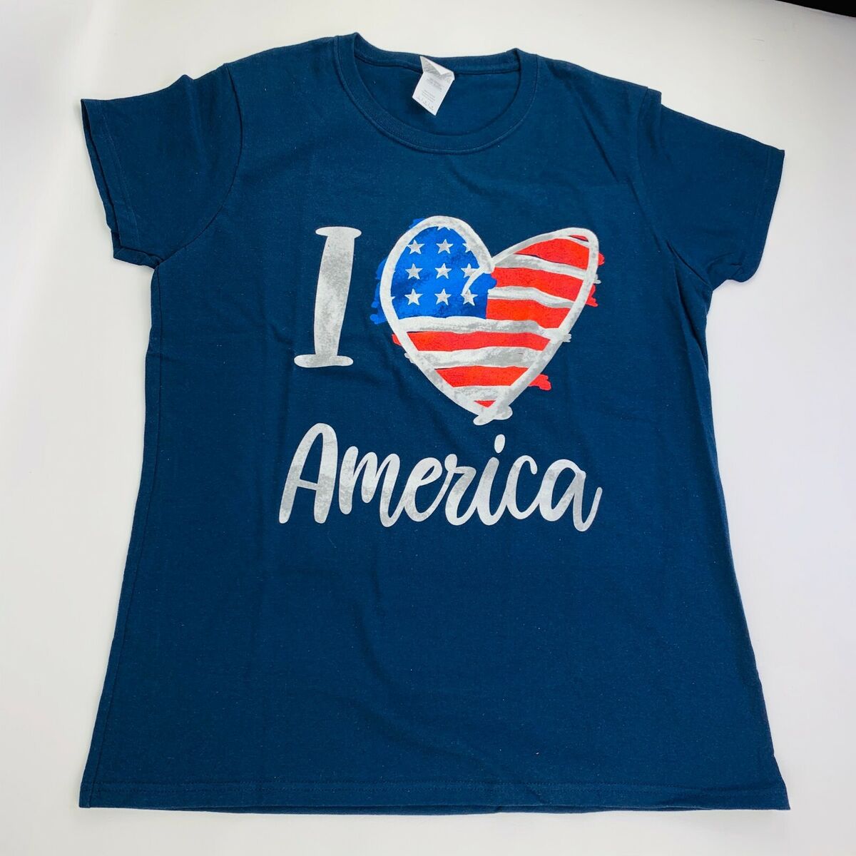 Usa Heart American Flag T Shirt Tee Top Murica T-Shirt Usa Heart American Flag T Shirt Tee Top Murica T-Shirt