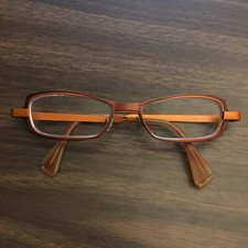 Face A Face Twins 3 951 Orange Oval France Frames Glasses 51 17