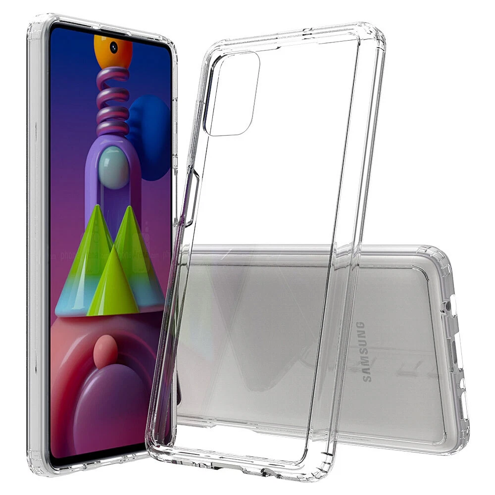 Hardshell Phone Case for Samsung Galaxy M51 SM 515 Crystal Clear TPU