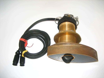 Lowrance LEI Eagle THST-WB 021-0050-00 192 khz Bronze Thru-Hull Transducer - NEW