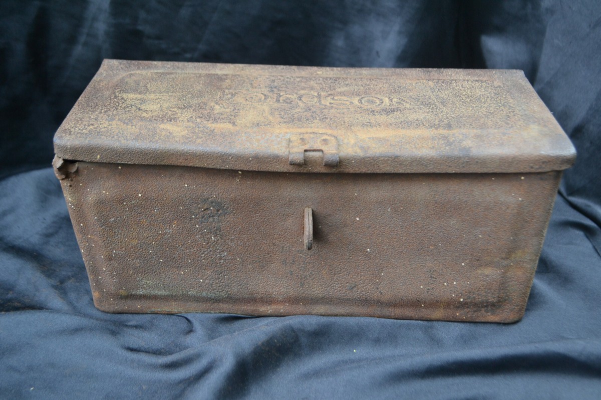 Barn Find - Antique Fordson Tractor Tool Box | eBay