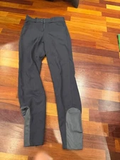 Piper knit Mid-Rise breeches, Charcoal, 22R 