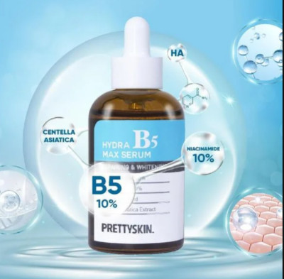 2x Prettyskin Hydra Max Serum B5-Skin Recovery Essence Anti-Wrinkle  whitening
