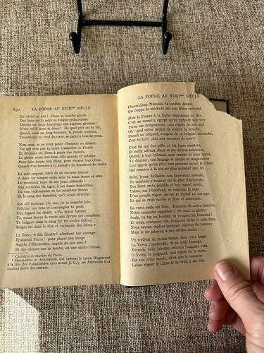 Eighteenth Century French Readings by Albert Schinz,HC no dj,Revised Ed 1923 - Picture 6 of 19