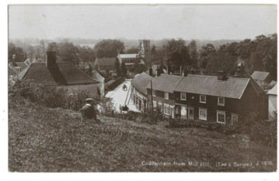 Coddenham von Mill Hill, Suffolk, RP Postkarte.