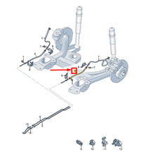Flexible de frein Volkswagen CADDY