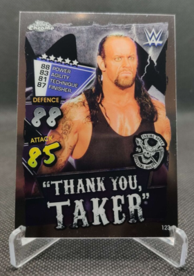 2021 Topps Chrome WWE Slam Attax - #123 Undertaker for sale online 