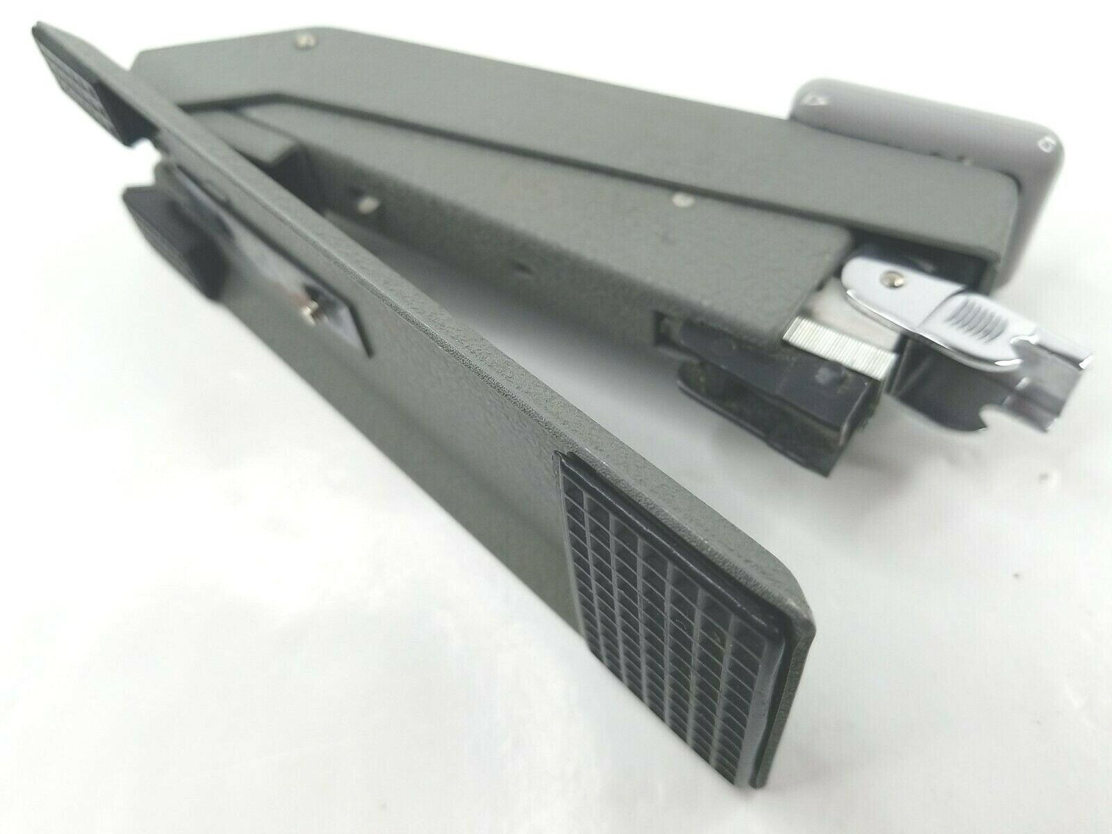 Bostitch B5B Stapler Industrial Desktop Vintage Metal Gray Heavy Duty