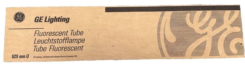 40W GE 525mm T8 2G13 U Bend Tube Fluorescent Light 3500K White Light Bulb Lamp - Image 2 of 2