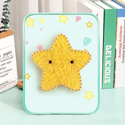 Wizardi Star String Art Kit with Stand. Simple Decorative DIY String Art Craf...
