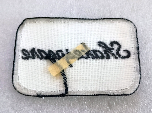 Vintage Shakespeare Rollen & Ruten Fisch Angeln Stoff Patch Neu NOS 1970er - Bild 3 von 3