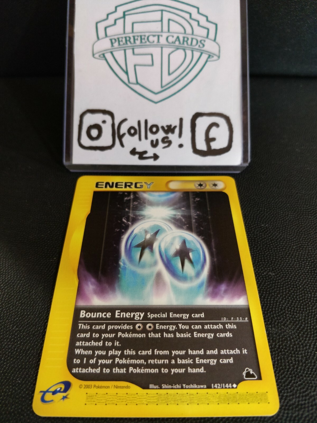 POKÉMON SKYRIDGE UNCOMMON BOUNCE ENERGY 142/144 LP ENG