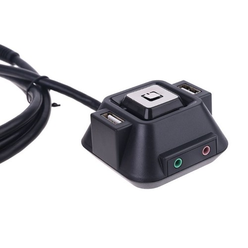 Multifunctional USB 2.0 Computer PC Switch External Power On/Off Reset Button - Afbeelding 5 van 8