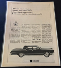 1966 Chrysler Imperial Warranty - Vintage Original Print Ad Wall Art - Clean 1966 Chrysler Imperial Warranty - Vintage Original Print Ad Wall Art - Clean