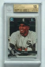 2018 Bowman Chrome Draft Luis Robert BCP21 White Sox RC Rookie BGS 10 PRISTINE