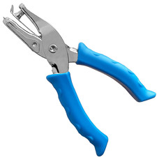 Single Hole Punch 1/4 Paper Hole Puncher for Crafts, One Hole Puncher with Blue